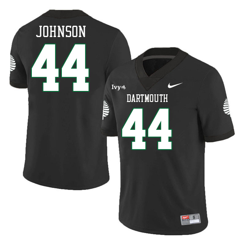 Dartmouth Big Green #44 Joshua Johnson College Football Jerseys,Uniforms Stitched-Black